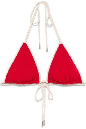 La Perla Triangel-Bikinioberteil mit Monogramm