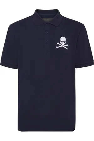 Philipp Plein Poloshirt mit Skull & Bones-Stickerei