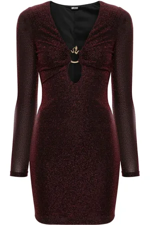 Roberto Cavalli Minikleid mit Schlangen-Detail