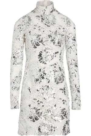 Giambattista Valli Makaramé-Minikleid mit Pailletten