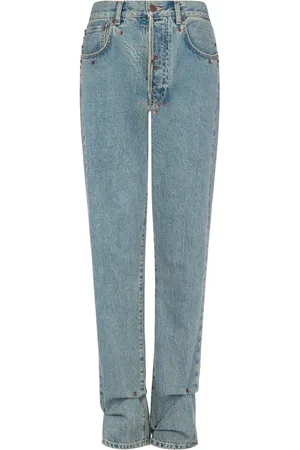 Moschino Gerade Jeans mit hohem Bund