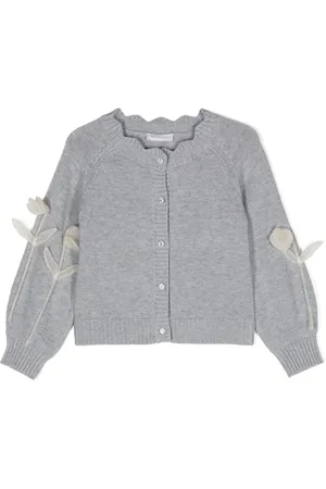 MONNALISA Cardigan mit Blumenapplikation