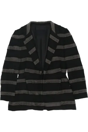 Lanvin 2003 gestreifter Seidenblazer