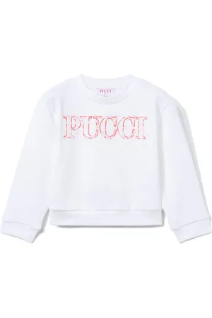 PUCCI Junior Sweatshirt mit Logo-Stickerei