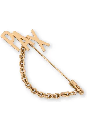 Moschino Pax Brosche mit Kettendetail