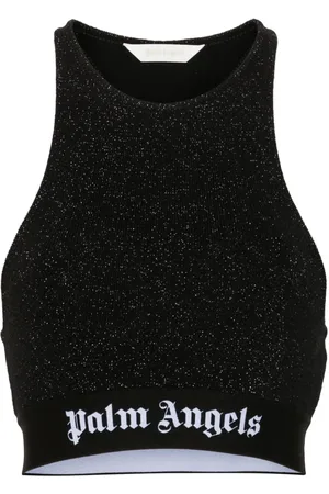 Palm Angels Cropped-Top aus Lurex