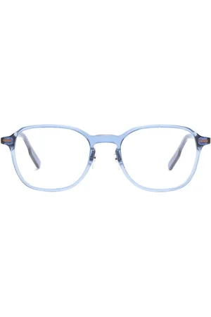 Ermenegildo Zegna Transparente Brille mit eckigem Gestell