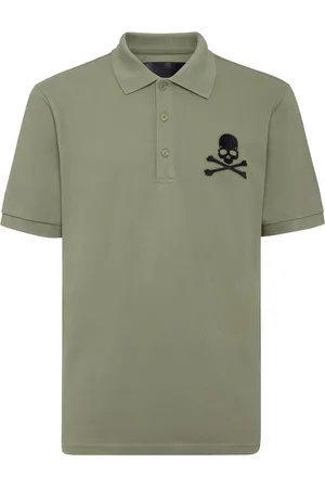 Philipp Plein Poloshirt mit Skull & Bones-Stickerei