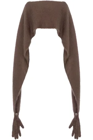 Moschino Schal mit Handschuhdetail
