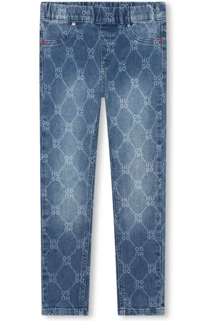 HUGO BOSS Jeggings mit Logo-Print