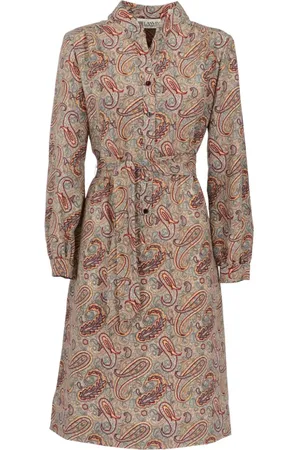 Lanvin 1970s Kleid mit Paisley-Print