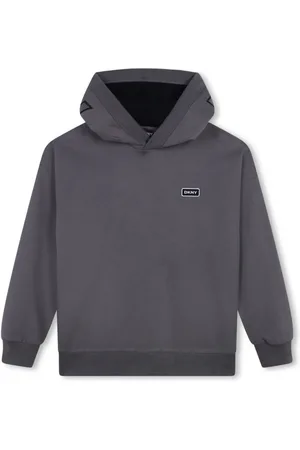 DKNY Hoodie mit Logo-Applikation