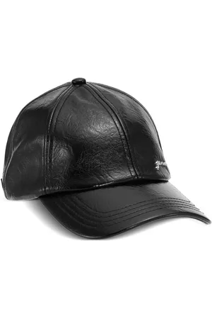 Ganni Baseballkappe mit Logo-Applikation