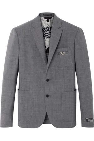 VERSACE Sakko mit Hahnentrittmuster