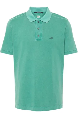 C.P. Company Poloshirt mit Logo-Print