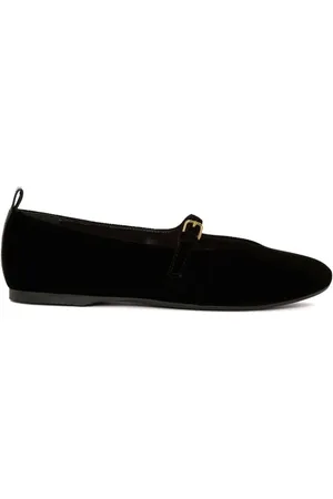 J.W.Anderson Ballerinas mit Riemen in Samtoptik