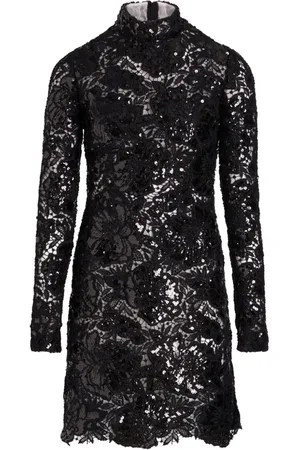 Giambattista Valli Makramee-Minikleid mit Pailletten