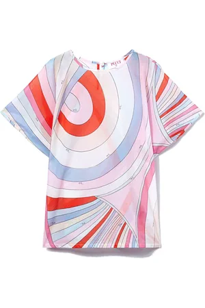 PUCCI Junior Kleid mit Iride-Print