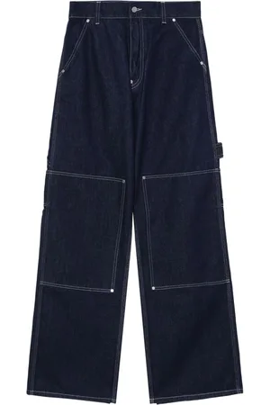 Stella McCartney Straight-Leg-Jeans mit Cargotaschen