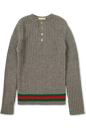 Gucci Pullover mit ikonischem Webstreifen
