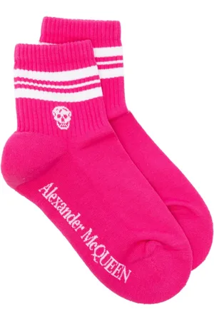 Alexander McQueen Socken mit Totenkopf-Intarsie