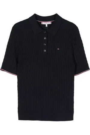 Tommy Hilfiger Strickoberteil mit Logo-Stickerei