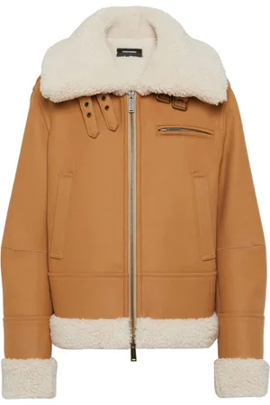 Dsquared2 Easy Jacke aus Faux Shearling