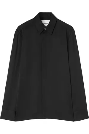 Jil Sander Hemd mit verdeckten Knöpfen
