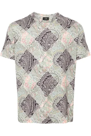 Etro T-Shirt mit Pegaso-Stickerei