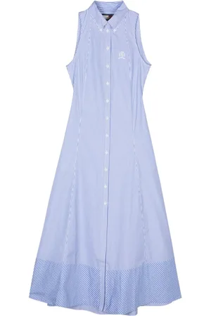 Tommy Hilfiger Gestreiftes Ithaca Midi-Hemdkleid