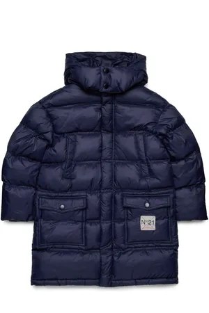 Nº21 Gefütterte Jacke mit Stehkragen