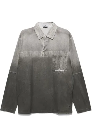 Stone Island Poloshirt mit Kompass-Print