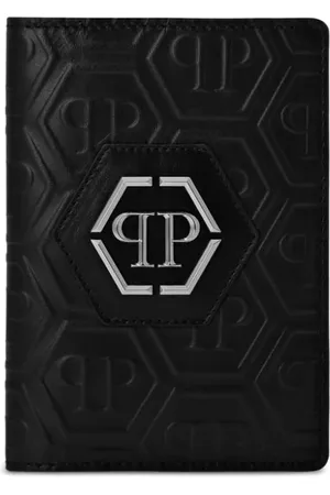 Philipp Plein Pass-Etui mit Logo-Schild