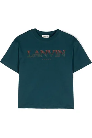 Lanvin T-Shirt mit gummiertem Logo