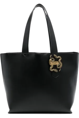 Roberto Cavalli Handtasche mit Schlangen-Applikation