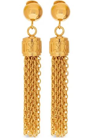 Moschino Ohrclips mit Anhängerkette