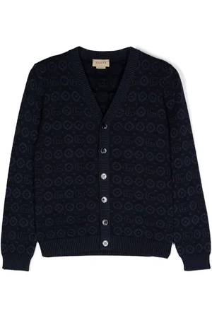 Gucci Jacquard-Cardigan mit Logo
