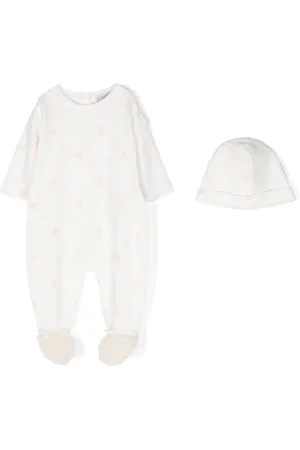 Moncler Set aus zwei Stramplern mit Logo-Print