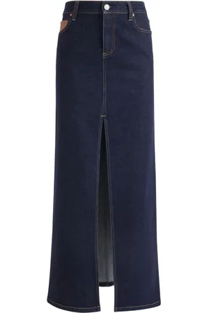 ALICE+OLIVIA Mittellanger Jeansrock