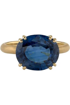 Irene Neuwirth 18kt Gemmy Gelbgoldring mit Saphir