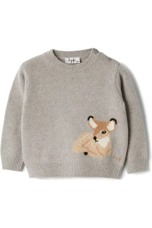 Il gufo Pullover mit Rentiermotiv