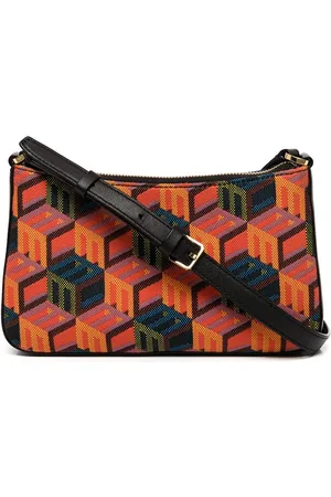 MCM Schultertasche mit Monogramm
