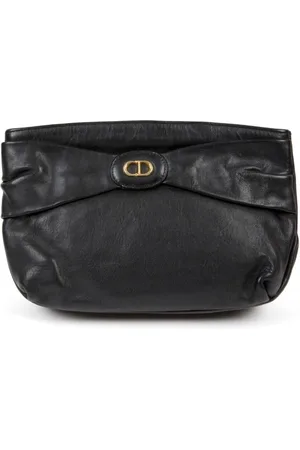 Dior 1980 Clutch aus Leder