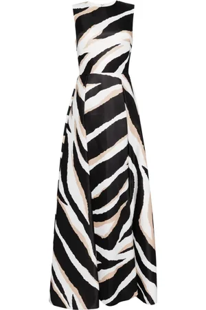 Elie saab Abendkleid mit Zebra-Print