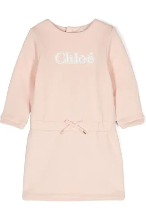Chloé Sweatshirtkleid mit Logo-Stickerei