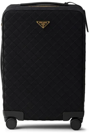 Prada Koffer mit Logo-Stickerei