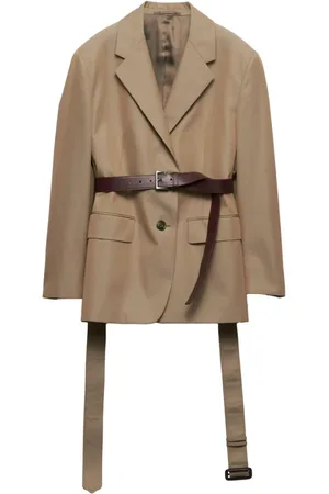 Prada Einreihiges Twill-Sakko