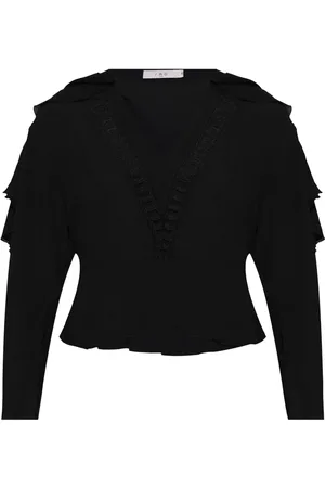IRO Begonia Cropped-Top mit V-Ausschnitt