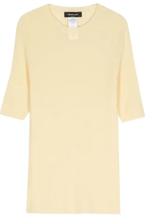Fabiana Filippi Geripptes T-Shirt mit rundem Ausschnitt