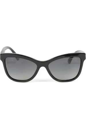 CHANEL 2000s Sonnenbrille mit Rautensteppung
